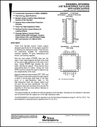 datasheet for SN54AS825AJT by Texas Instruments
