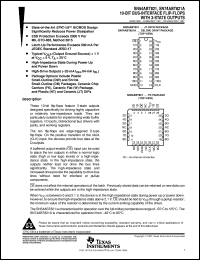 datasheet for SN74ABT821ADW by Texas Instruments