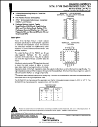 datasheet for SN74AC374N by Texas Instruments