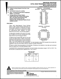 datasheet for SN74AC534DBR by Texas Instruments