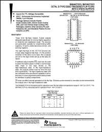 datasheet for SN74ACT574DBR by Texas Instruments