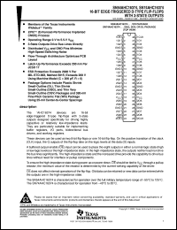 datasheet for SN74AHC16374DGGR by Texas Instruments