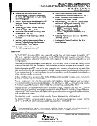 datasheet for SN74ALVTH32374KR by Texas Instruments