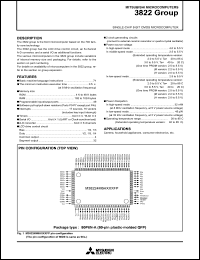 datasheet for M38220E1-FP by Mitsubishi Electric Corporation, Semiconductor Group