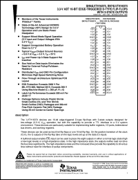 datasheet for SN74LVTH16374DGGR by Texas Instruments