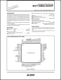 datasheet for M37736M4LXXXHP by Mitsubishi Electric Corporation, Semiconductor Group