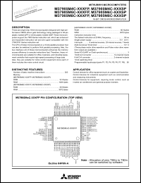 datasheet for M37905M6C-XXXSP by Mitsubishi Electric Corporation, Semiconductor Group