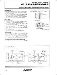 datasheet for M51954ABFP by Mitsubishi Electric Corporation, Semiconductor Group