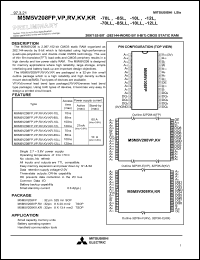 datasheet for M5M5V208VP-10L by Mitsubishi Electric Corporation, Semiconductor Group