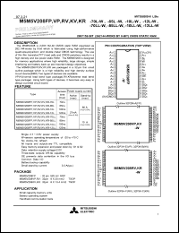 datasheet for M5M5V208FP-10L-W by Mitsubishi Electric Corporation, Semiconductor Group