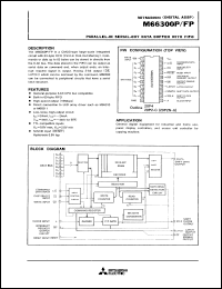 datasheet for M66300P by Mitsubishi Electric Corporation, Semiconductor Group