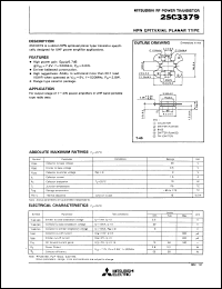 datasheet for 2SC3379 by Mitsubishi Electric Corporation, Semiconductor Group