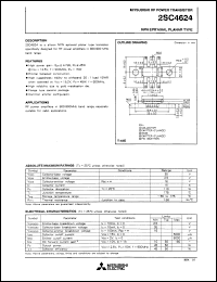 datasheet for 2SC4624 by Mitsubishi Electric Corporation, Semiconductor Group