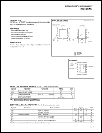 datasheet for 2SK2975 by Mitsubishi Electric Corporation, Semiconductor Group