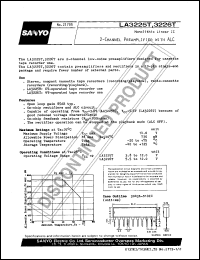 datasheet for LA3226T by SANYO Electric Co., Ltd.