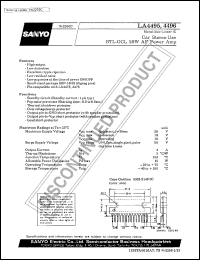 datasheet for LA4495 by SANYO Electric Co., Ltd.