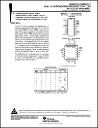 datasheet for JM38510/65305BEA by Texas Instruments