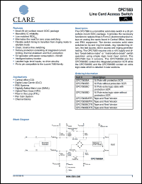 datasheet for CPC7583BATR by 