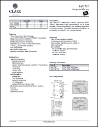 datasheet for IAA170PTR by 