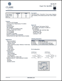 datasheet for LCA129 by 