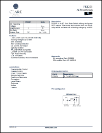 datasheet for PS1201 by 