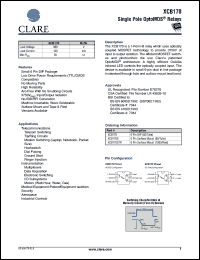 datasheet for XCB170STR by 