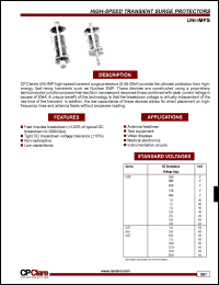 datasheet for UGT7.5 by 