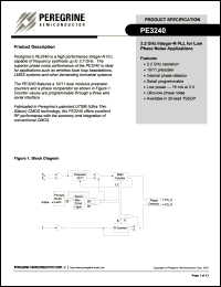 datasheet for PE3240-00 by 