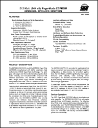 datasheet for SST29EE512-70-4I-NH by Silicon Storage Technology, Inc.