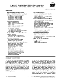 datasheet for SST49LF004A-33-4C-WH by Silicon Storage Technology, Inc.