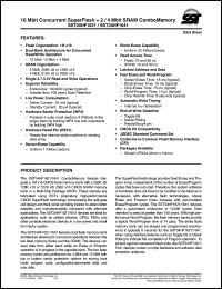 datasheet for SST34HF1621-90-4C-L1P by Silicon Storage Technology, Inc.