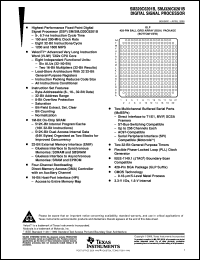 datasheet for SMJ320C6201BGLPW15 by Texas Instruments