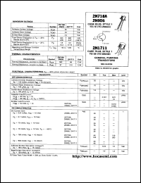 datasheet for 2N1711 by 