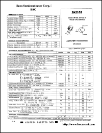 datasheet for 2N2102 by 