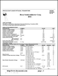 datasheet for 2N2369 by 