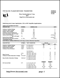 datasheet for 2N2904A by 