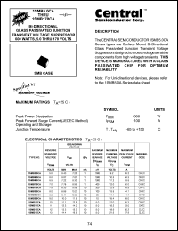 datasheet for 1SMB30CA by 