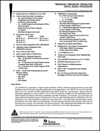 datasheet for TMS320C203PZ57 by Texas Instruments