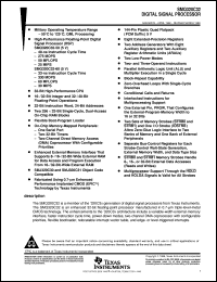 datasheet for SMQ320C32PCMM50 by Texas Instruments