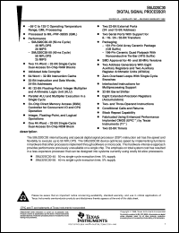 datasheet for SMJ320C30GBM40 by Texas Instruments
