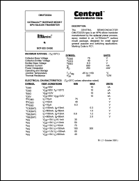 datasheet for CMUT2222A by 