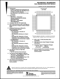 datasheet for SMJ320MCM42DHFNM40 by Texas Instruments