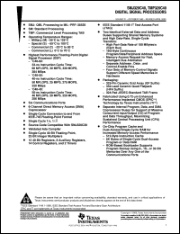 datasheet for SM320C40GFM40 by Texas Instruments