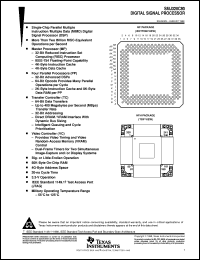 datasheet for SMJ320C80GFM50 by Texas Instruments