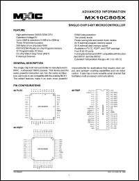 datasheet for MX10C8050QC by 