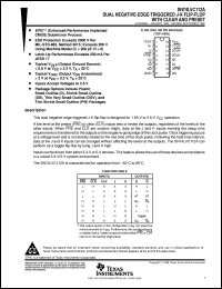 datasheet for SN74LVC112AD by Texas Instruments