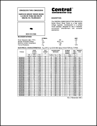 datasheet for CMHZ5232B by 