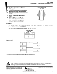 datasheet for 74AC11008D by Texas Instruments