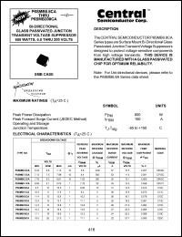 datasheet for P6SMB9.1CA by 