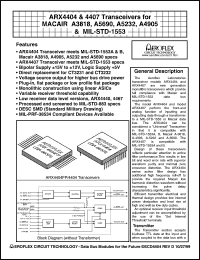 datasheet for ARX4407-001-1 by 